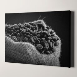Coffee Beans in Black & White