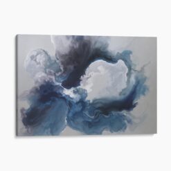 Blue Abstract Flower