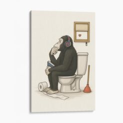 DJ Monkey On The Toilet Banksy