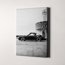 Old Black Porsche 911 Car