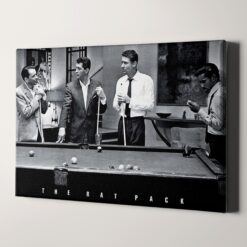 The Rat Pack Playing Pool in Ocean's 11